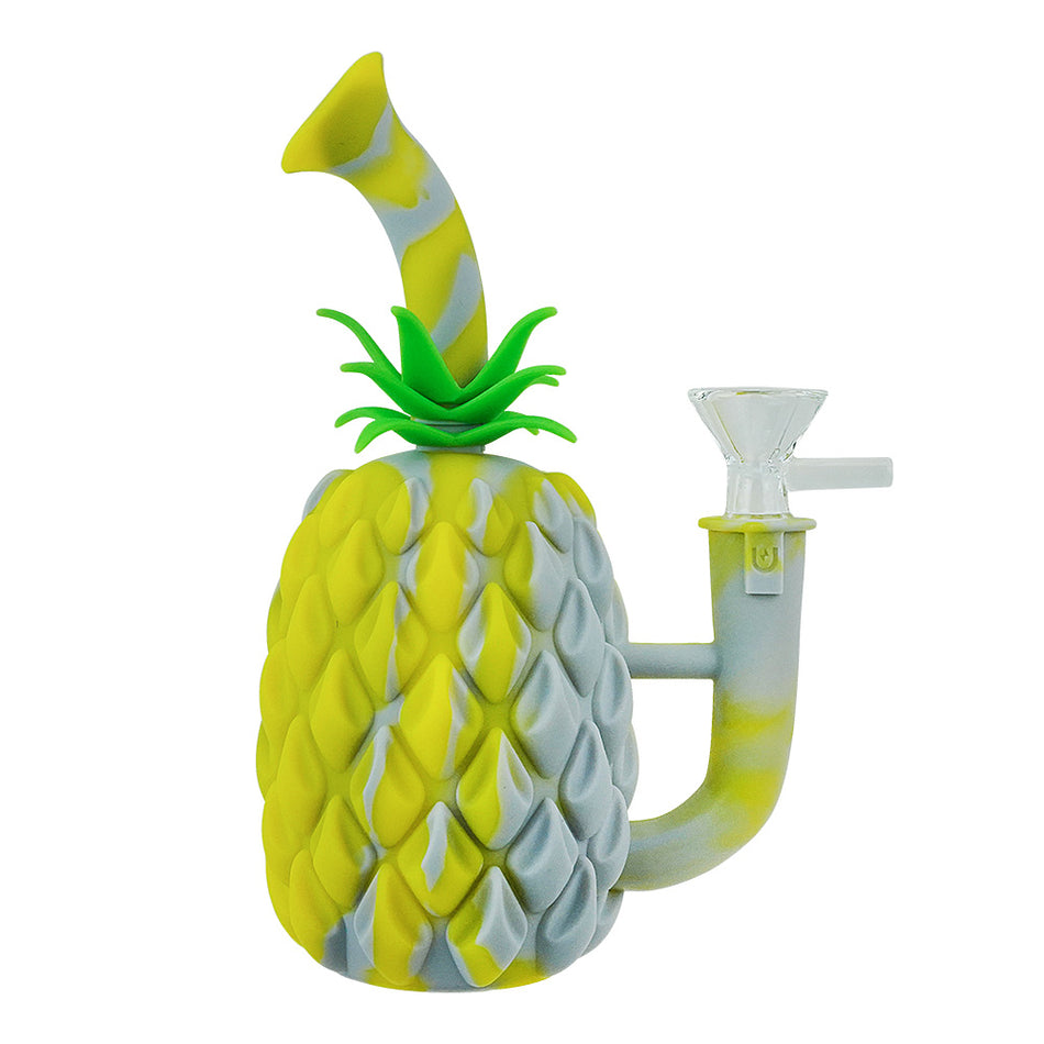 7" SILICONE PINEAPPLE WATER PIPE RIG STYLE