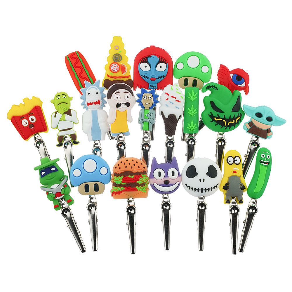 (CLIP) ROACH CLIPS PINCES JAR - ASSORTED DESIGN – Hibro Wholesale