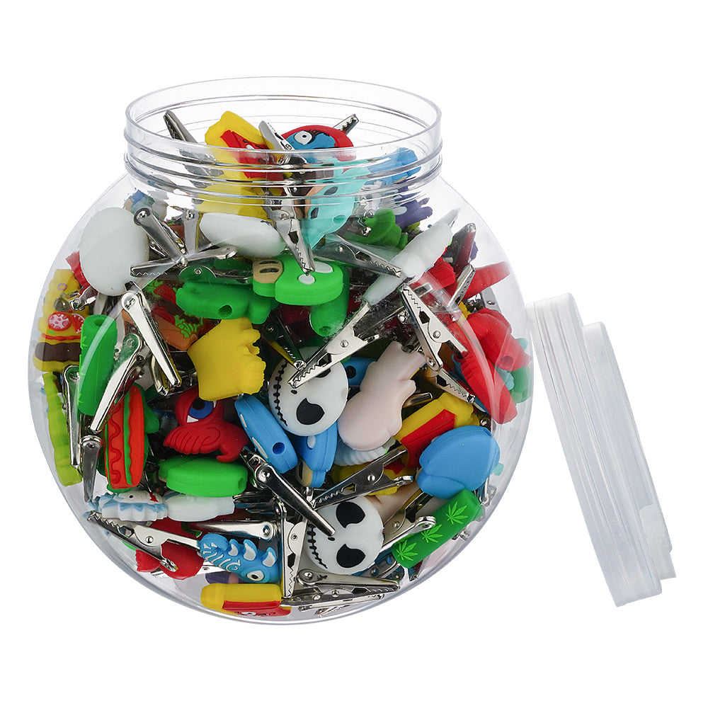 (CLIP) ROACH CLIPS PINCES JAR - ASSORTED DESIGN – Hibro Wholesale