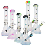 (SILICONE) STRATUS SEE THROUGH GLASS PERC - BUBBLE GUM