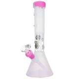 (SILICONE) STRATUS SEE THROUGH GLASS PERC - BUBBLE GUM