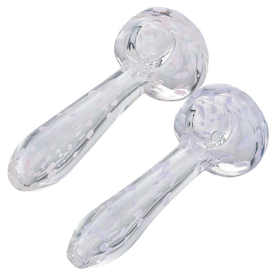 (HAND PIPE) 4.5" COLOR DOT FRITS ON BODY