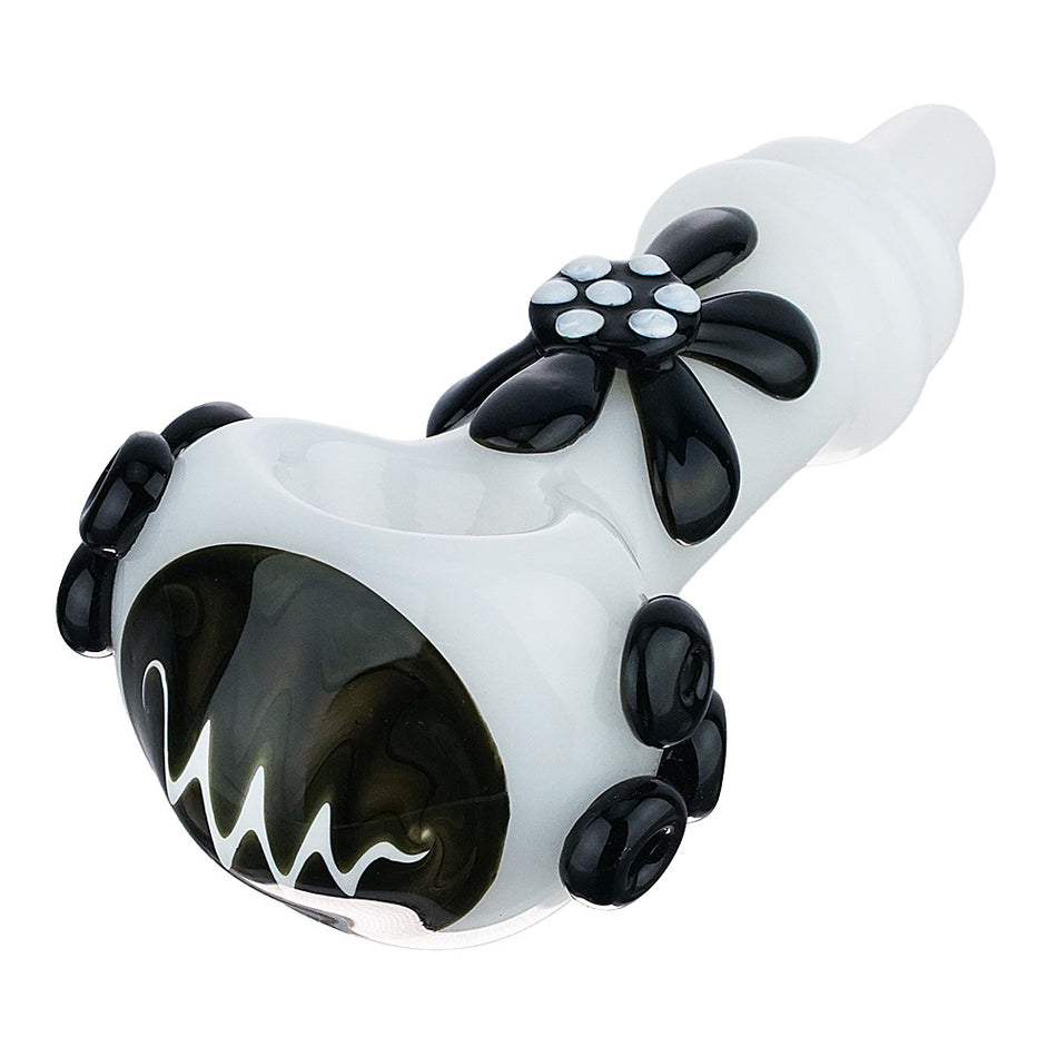 (HAND PIPE) 4.5" FLOWER ON BODY
