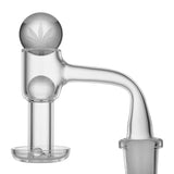 (BANGER SET) QUARTZ BANGER 3PC SEE THROUGH - LEAF