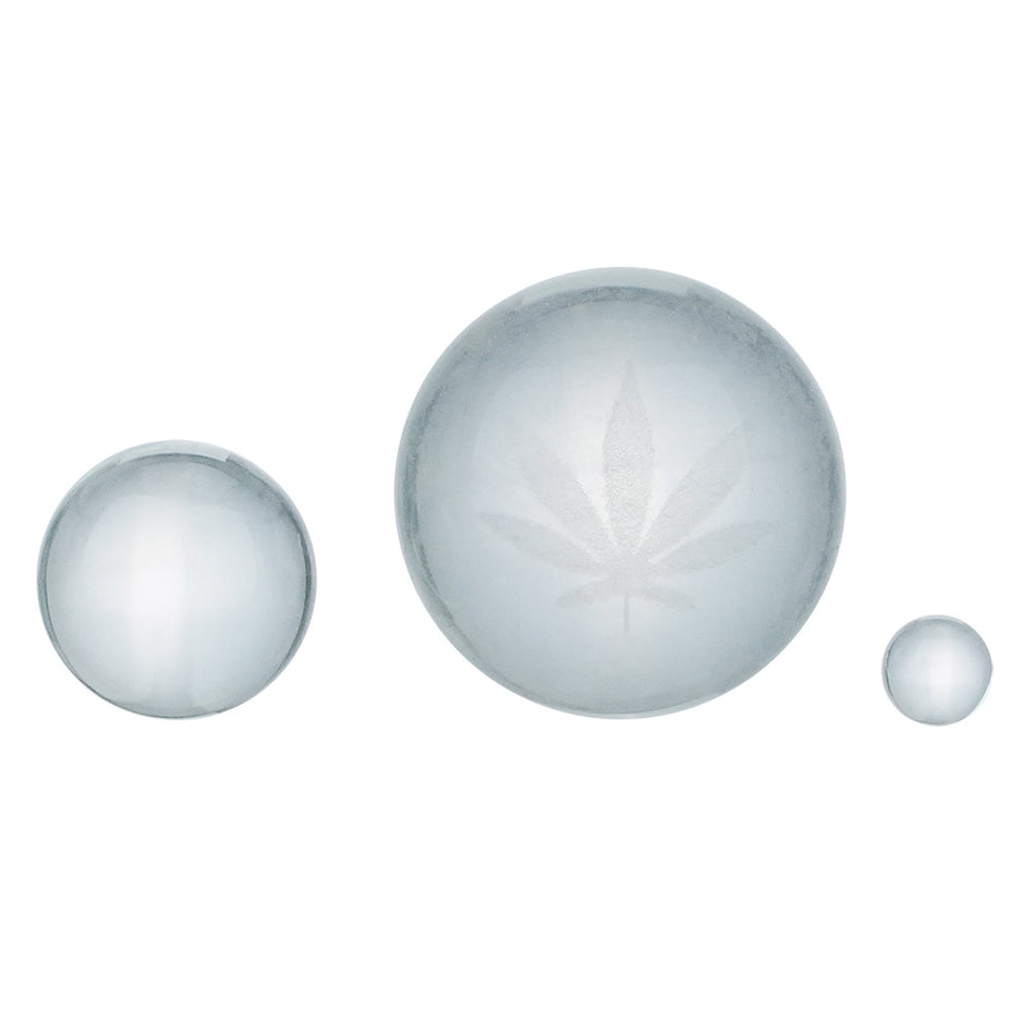 (BEADS SET) ENGRAVED DESIGN IN THE BALL 3CT IN A JAR