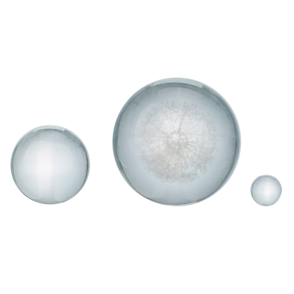 (BEADS SET) ENGRAVED DESIGN IN THE BALL 3CT IN A JAR