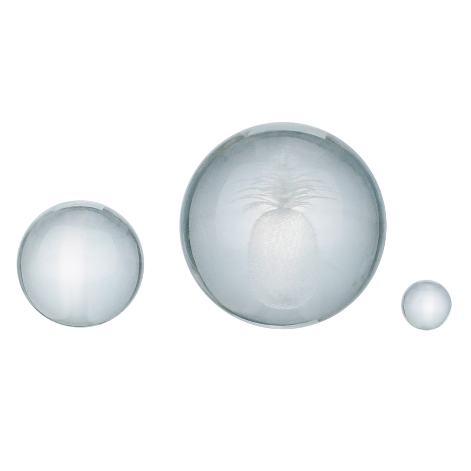 (BEADS SET) ENGRAVED DESIGN IN THE BALL 3CT IN A JAR