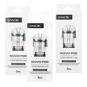 SMOK NOVO REPLACEMENT CLEAR MESH - 3CT