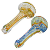 (HAND PIPE) 4" BIG BOWL STRIPE DESIGN - ASSORTED COLOR