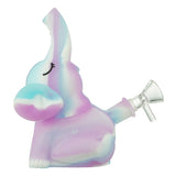 (RIG) 5.5" SILICONE ELEPHANT - TIEDYE PINK