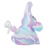 (RIG) 5.5" SILICONE ELEPHANT - TIEDYE PINK