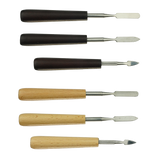 (DABBER) WOOD HANDLE DABBER 12CT - ASSORTED DESIGN