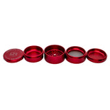 (GRINDER) STACHE GRYNDER 5PC - RED