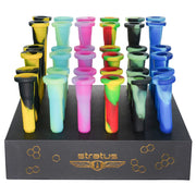 (SILICONE) STRATUS BEE SILICONE DOWNSTEM 3.5"/4"/5" - ASSORTED COLOR