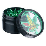 (GRINDER) 2.5" CAL GRINDER 4PC SW-1096 - GREEN