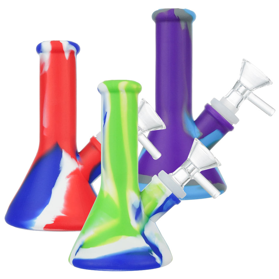 (SILICONE) 5" BEAKER - ASSORTED COLOR