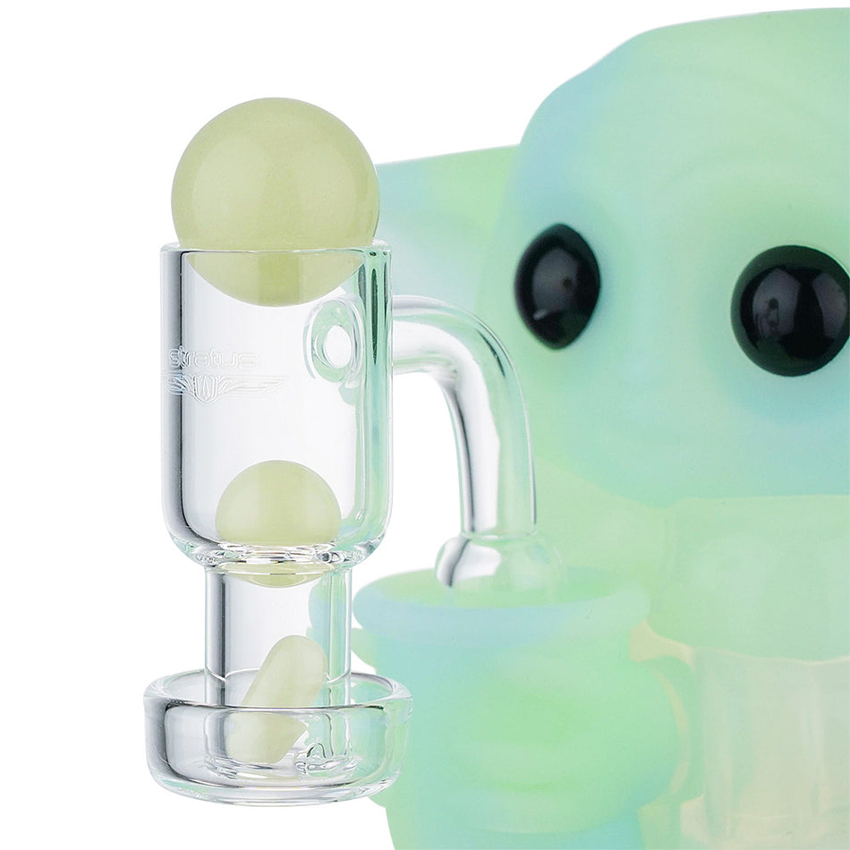 (RIG) 5" SILICONE YODA WITH SPINNING SET - ORCHID