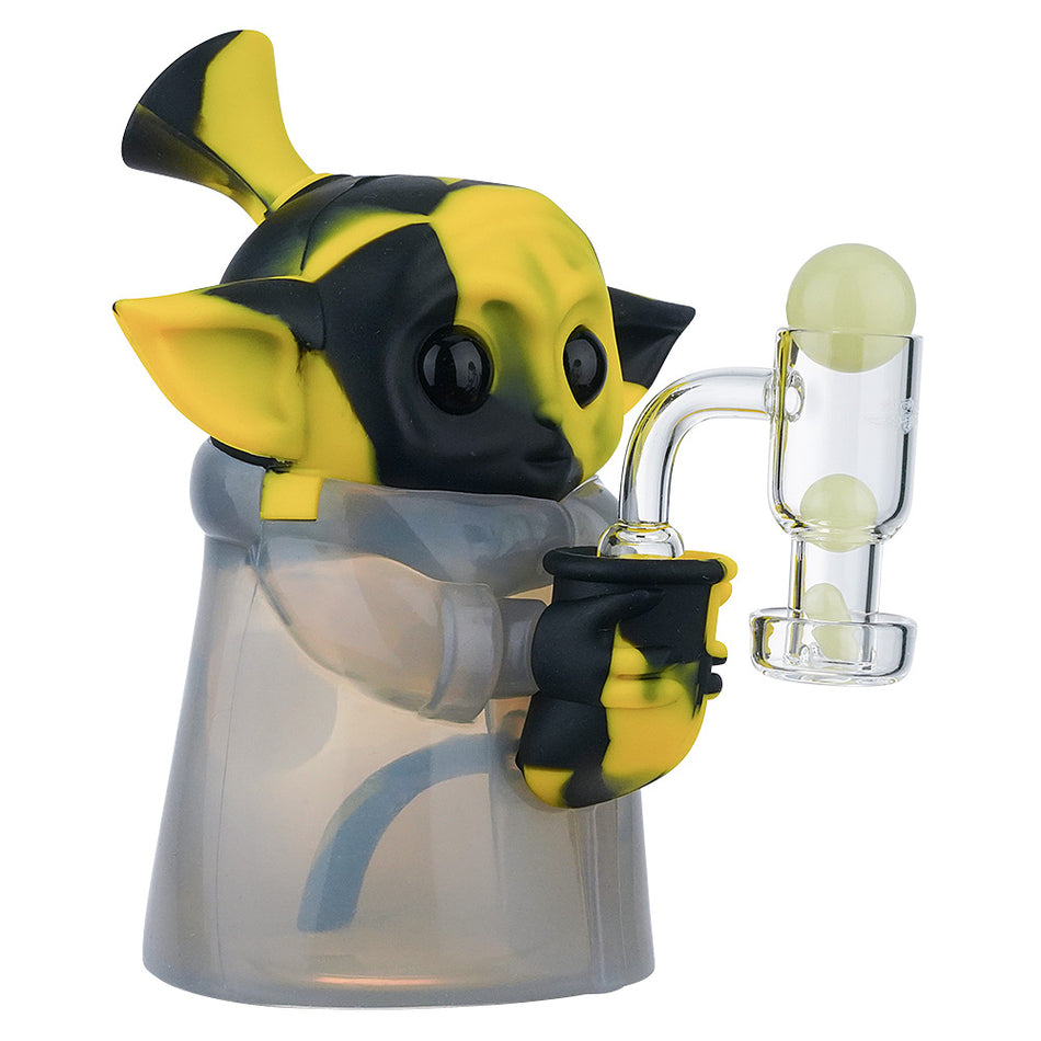 (RIG) 5" SILICONE YODA WITH SPINNING SET - SOL