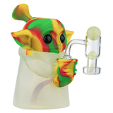 (RIG) 5" SILICONE YODA WITH SPINNING SET - RASTA