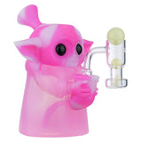 (RIG) 5" SILICONE YODA WITH SPINNING SET - BUBBLE GUM
