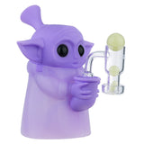 (RIG) 5" SILICONE YODA WITH SPINNING SET - ORCHID