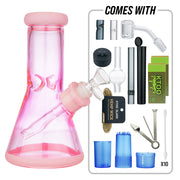 (WATER PIPE) 8" KTOO BEAKER SET TM08002 - PINK