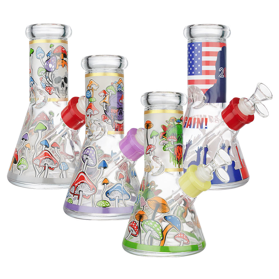 (WATER PIPE) 8" KTOO BEAKER SET TM08403 - PURPLE