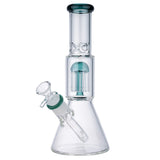 (WATER PIPE) 10" TREE PERC BEAKER - TEAL