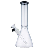 (WATER PIPE) 12" 7mm BEAKER - BLACK