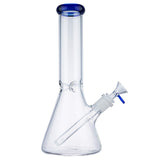 (WATER PIPE) 12" 7mm BEAKER - BLUE