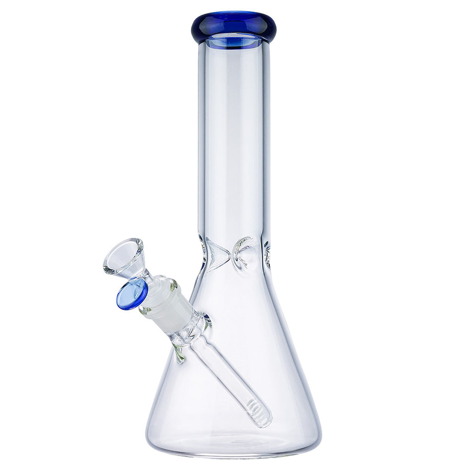 (WATER PIPE) 12" 7mm BEAKER - BLUE