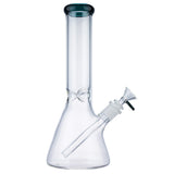 (WATER PIPE) 12" 7mm BEAKER - TEAL