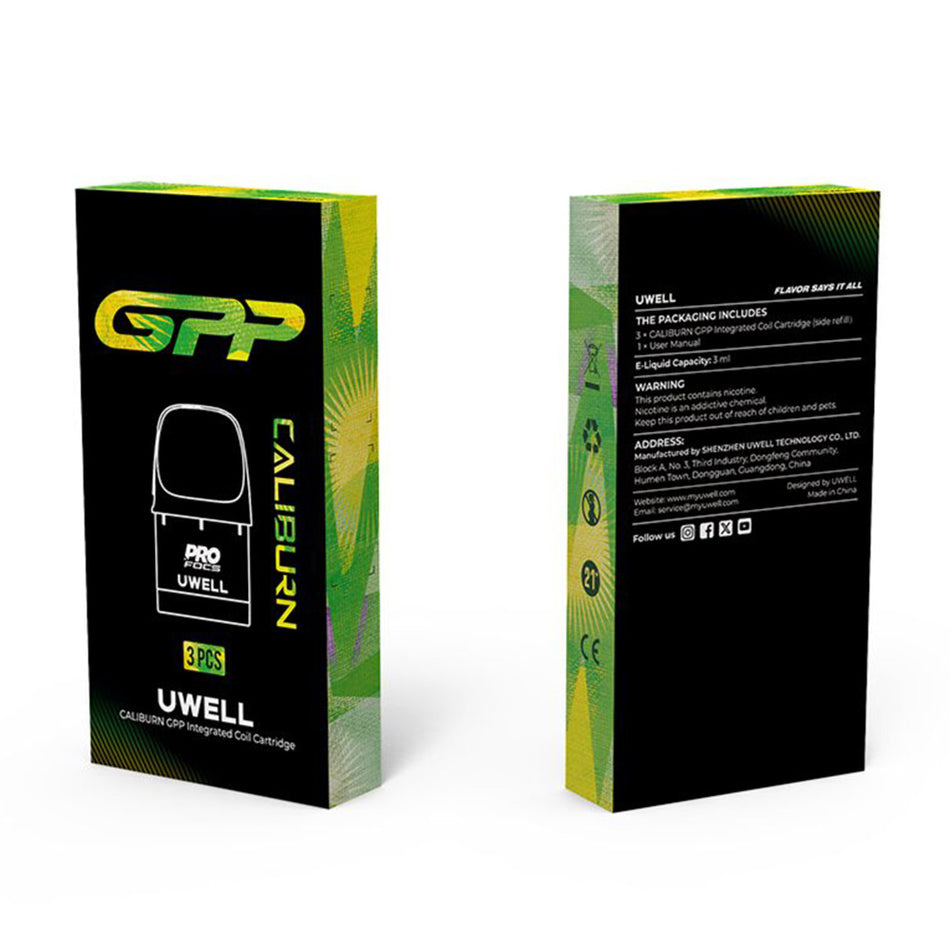 UWELL CALIBURN GPP POD 3CT (G3,G4 COMPATIBLE)
