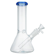 (WATER PIPE) 8" LA BELLE BEAKER - LIGHT BLUE