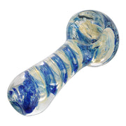 (HAND PIPE) 2.5" INSIDE SWIRL - BLUE