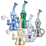 (RECYCLER) 8" COLOR TUBES - BLUE