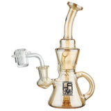 (RECYCLER) 8" COLOR TUBES - CHAMPAGNE GOLD