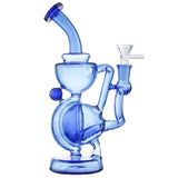 (RECYCLER) 9.5" BIOSPHERE COLOR TUBING - BLUE