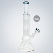 (WATER PIPE) 14" DOUBLE TREE PERC WATER PIPE - BLUE