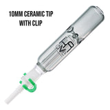 (NECTAR STRAW) KRAVE COLOR 10mm CERAMIC TIP - SMOKEY GREY