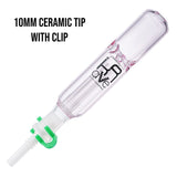 (NECTAR STRAW) KRAVE COLOR 10mm CERAMIC TIP - CLEAR PINK