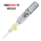 (NECTAR STRAW) KRAVE COLOR 10mm QUARTZ TIP - SMOKEY GREY