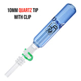 (NECTAR STRAW) KRAVE COLOR 10mm QUARTZ TIP - LIGHT BLUE