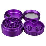 (GRINDER) 2.5" CHROMIUM CRUSHER 4PC #CN1033 - PINK