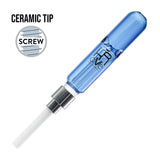 (NECTAR STRAW) KRAVE COLOR SCREW CERAMIC TIP - LIGHT BLUE