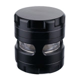 (GRINDER) 2.5" WINDOW WITH FINGER GRIP - BLACK