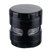 (GRINDER) 2.5" WINDOW WITH FINGER GRIP - BLACK