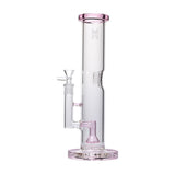 (WATER PIPE) 12" HUMAN GRADE TUBE - PINK ACCENT