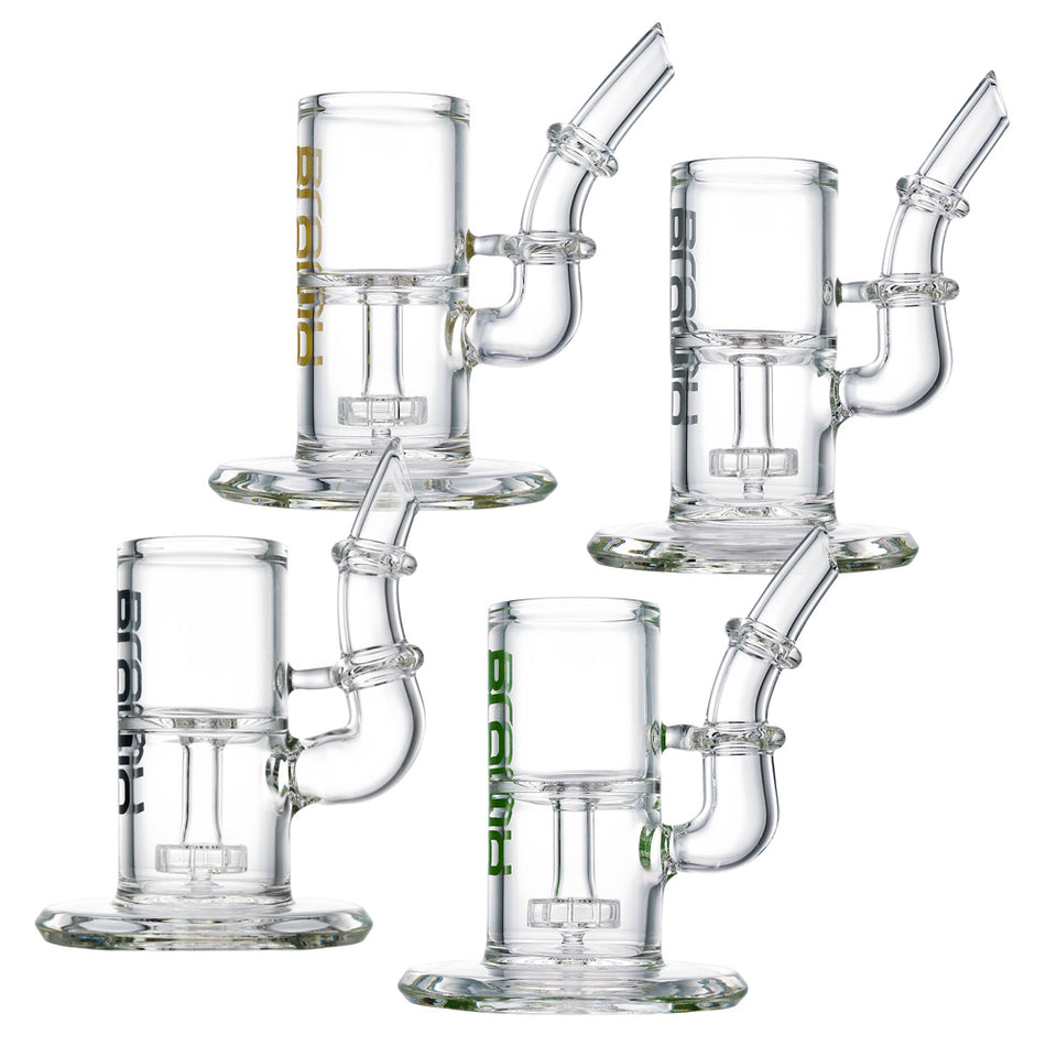 (WATER PIPE) 5.5" BLOWN BIG BOWL PRXY - GOLD