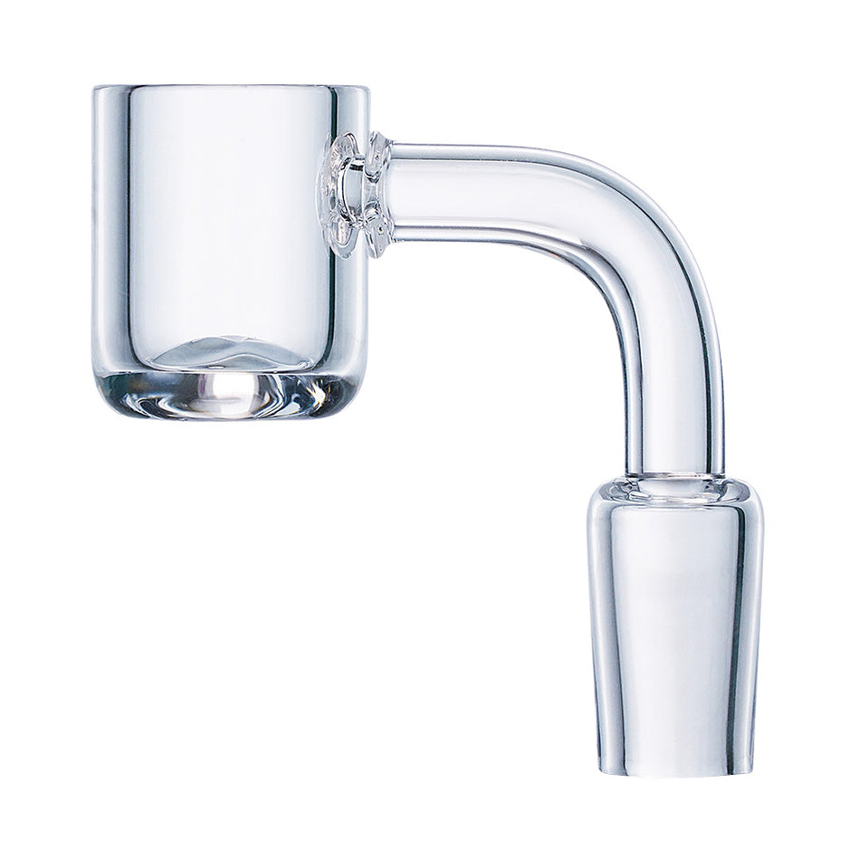 (BANGER) QUARTZ BANGER FLAT TOP 22mm 90° 3mm THICK - 14mm